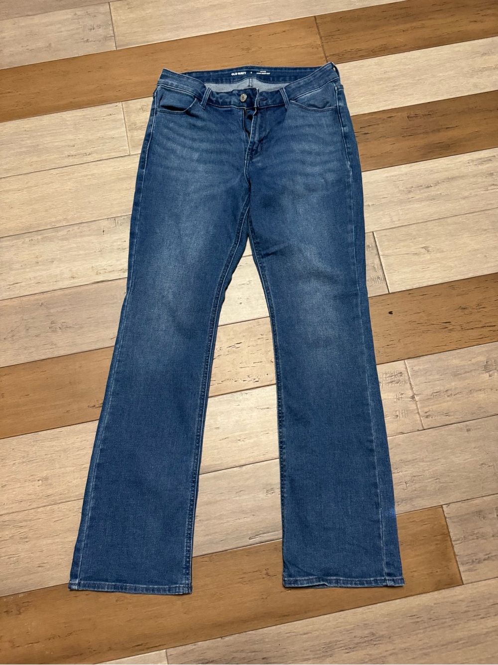 Old Navy Women's Dark Blue Boot-Cut Jeans